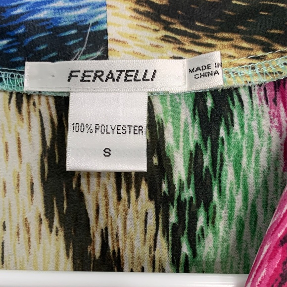 Vintage Multicolor Women's Sheer coverup cardigan - Picture 2 of 5